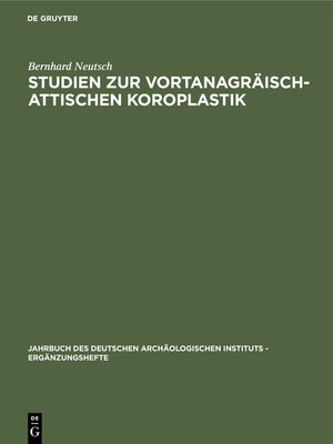 cover image of Studien zur vortanagräisch-attischen Koroplastik